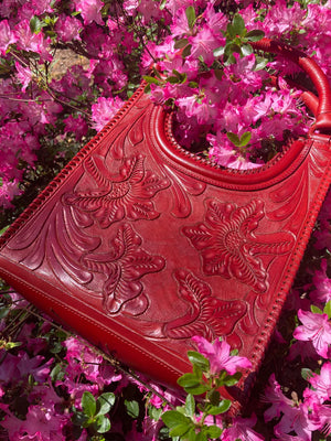 Holly Tooled Handbag