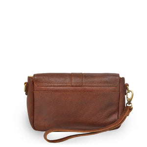 Small leather crossbody bag back, Sabrina Crossbody Bag.